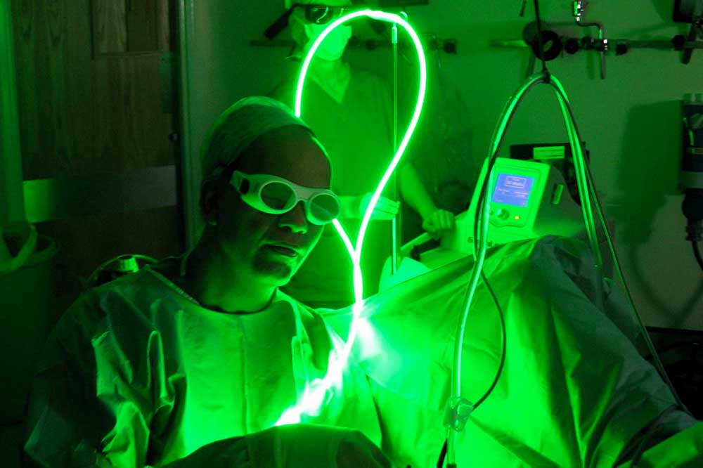prostata laser verde)